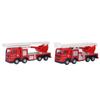 Fire Truck Toy Set Cultivate Safety Awareness Rust Proof Firefighter Play Vehicles For Above 3 Years Old Home Kindergarten