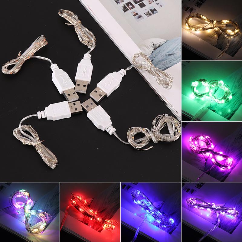 Светодиодные USB гирлянды - Декоративные цветочные свадебные и праздничные гирлянды в виде звезд