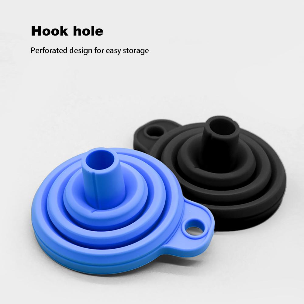 Car Universal Engine Funnel Silicone Liquid Funnel Washer Fluid Change Foldable Portable for Car Repair Tool Oiler Filter Funnel