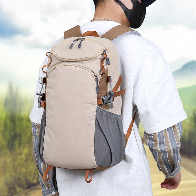 Outdoor Climbing Backpack Large Storage Travel Communting Shopping Camping Bag Short Distance College Laptop Portable Schoolbag
