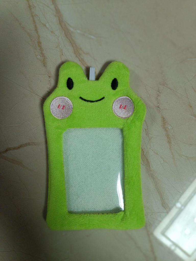 Chaveiro de Mochila de Pelúcia de Animal Fofo e Porta-Cartões - Pingente de 3 Polegadas para Fotos e Cartões