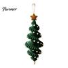 Set Fai da Te Addobbi per Albero di Natale Kit Uncinetto a Spirale, Pupazzo di Neve Babbo Natale Artigianato Ricordo Fatto a Mano Regalo per la Mamma Ornamento da Appendere Decorazione per Camino Sacco