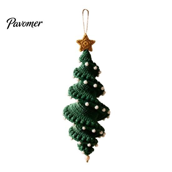 Set Fai da Te Addobbi per Albero di Natale Kit Uncinetto a Spirale, Pupazzo di Neve Babbo Natale Artigianato Ricordo Fatto a Mano Regalo per la Mamma Ornamento da Appendere Decorazione per Camino Sacco