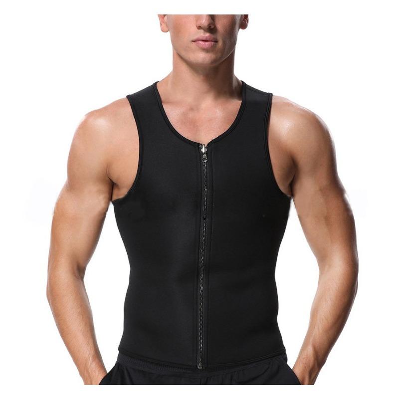 Men Sports Quick Dry Sweat Absorbent Slimming Body Shaper Sauna Vest