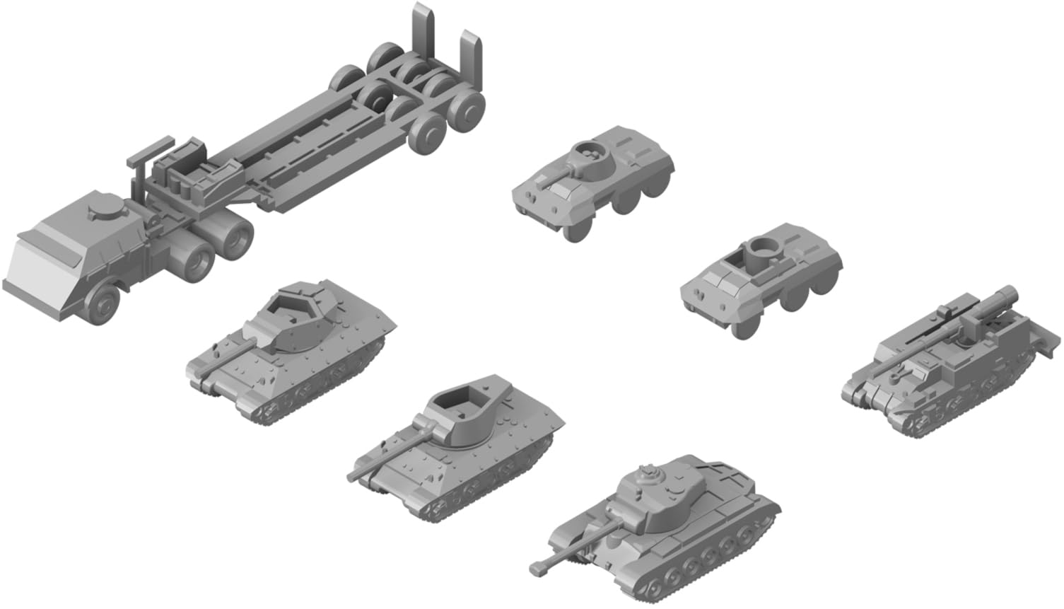 Pit Road Серия MI Военный транспорт США WWII Набор 2 Пластиковая модель MI12 1/700 (Военная техника)