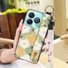 Protective Anti-knock Phone Case For ZTE Blade A75 4G/Z2359 Wristband Wrist Strap Back Cover Shockproof Ring Durable
