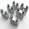 Double Hole Aluminum Alloy Tube Clamp - Air Line Panel Bracket for 1/4, 3/8, 1/2 Inch