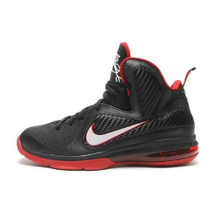 

Мужские кроссовки Nike LeBron 9 Black White Red Sport-Red 469764-003