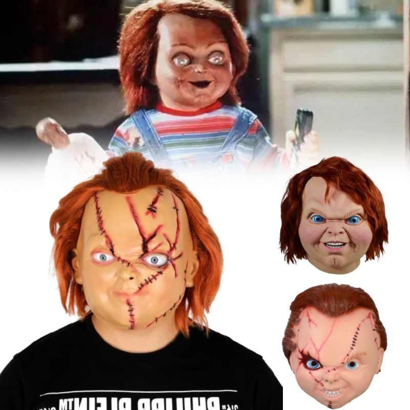 Terror Childs Play Cosplay Latex Mask Halloween Party Stage Gift Performance