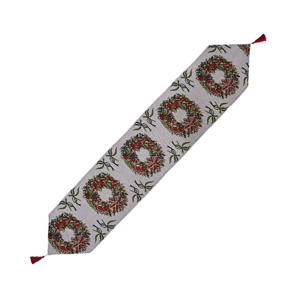 Christmas Table Runner Decorative Table Cover for Cafe Cocktails Anniversary