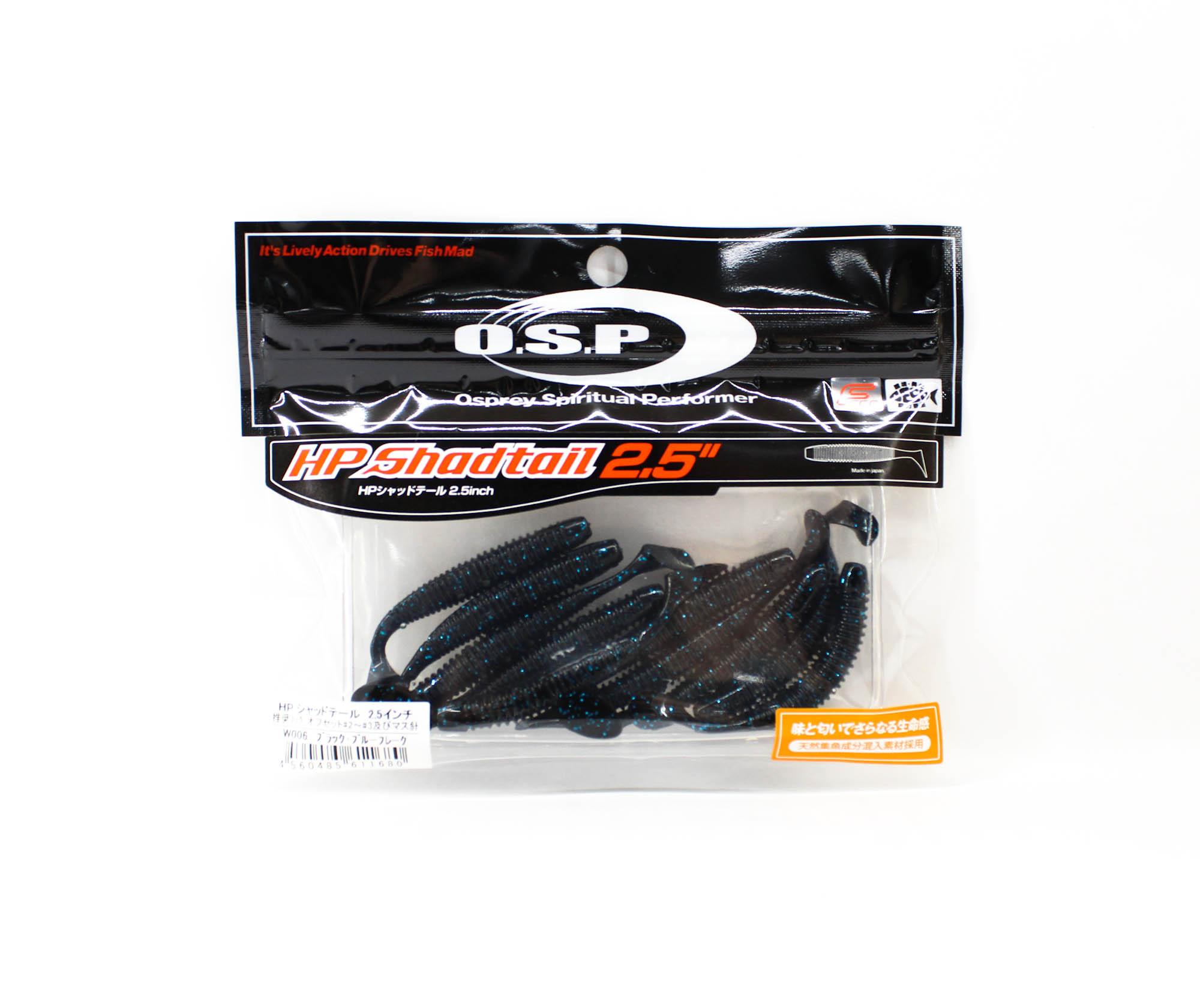

OSP Мягкая приманка HP Shad Tail 2,5 дюйма W-006 (1680)