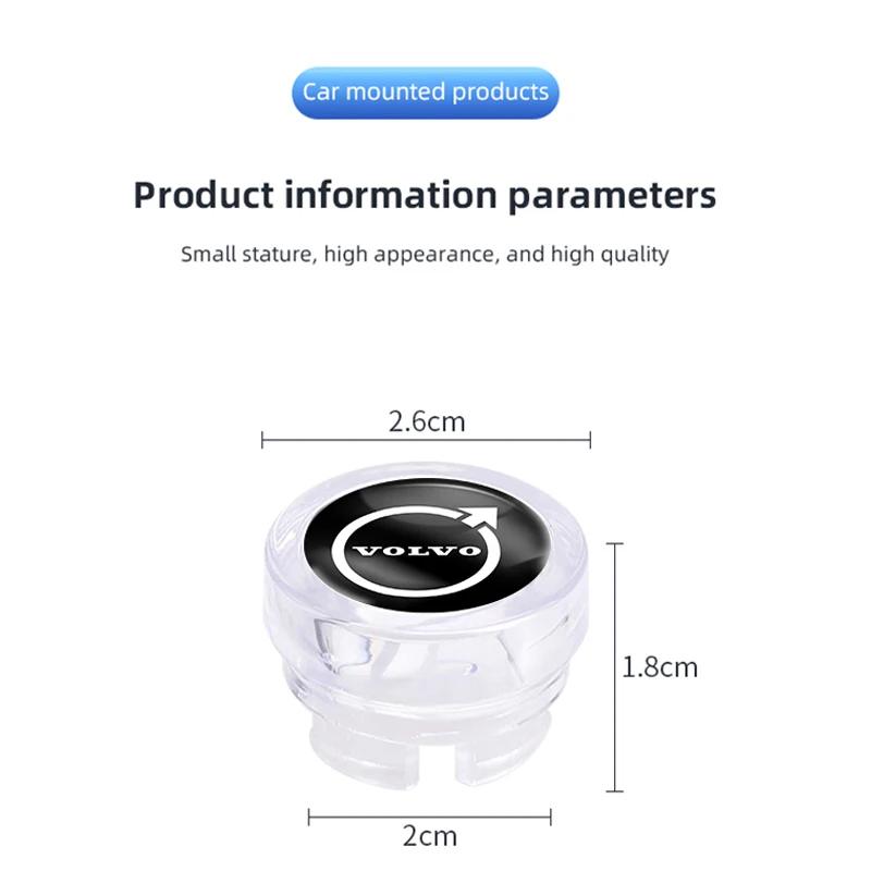 Car Cigarette Lighter Cap Auto Lighter Dust Proof Cover Accessorie For Volvo Rdesign XC60 XC90 XC40 V50 V60 V40 S60 C30 V70 S90
