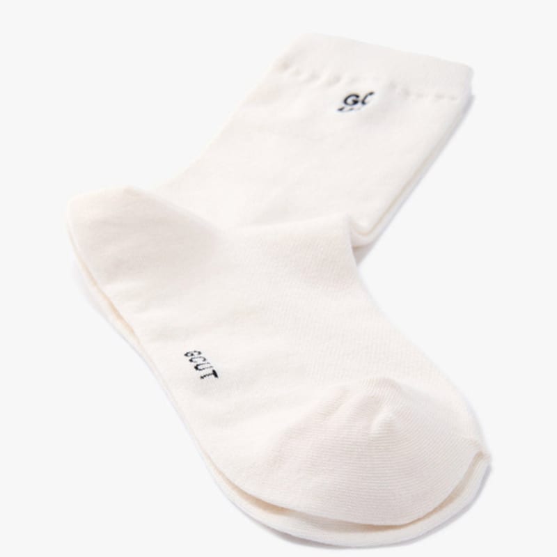 GCUT Honeycomb Collar Socks_Ivory 7215284202