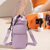 Isolierte Wasserflaschen-Schlingentasche Verstellbarer Riemen Kordelzug Flaschentasche für Wandern Fitnessstudio Reisen Mehrere Taschen Flaschentasche für Handy Schlüssel
