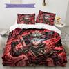 Zwarte klaverpatroon Beddengoed Dekbedset Woondecoratie Cadeau (1 dekbedovertrek + 2 kussenslopen (zonder vulling))