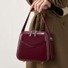 "Women's Genuine Leather Ear Hanging Commuter Crossbody & Handheld Bag - 2025 Spring/Summer Collection"