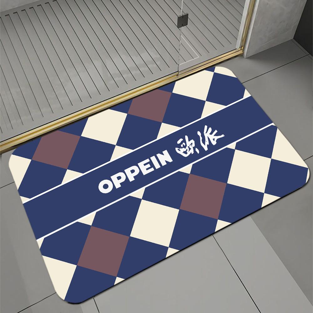Ceramic Bathroom Gift Floor Mat Doormat Bathroom Absorbent Non-Slip Mat Logo Toilet Carpet Order System
