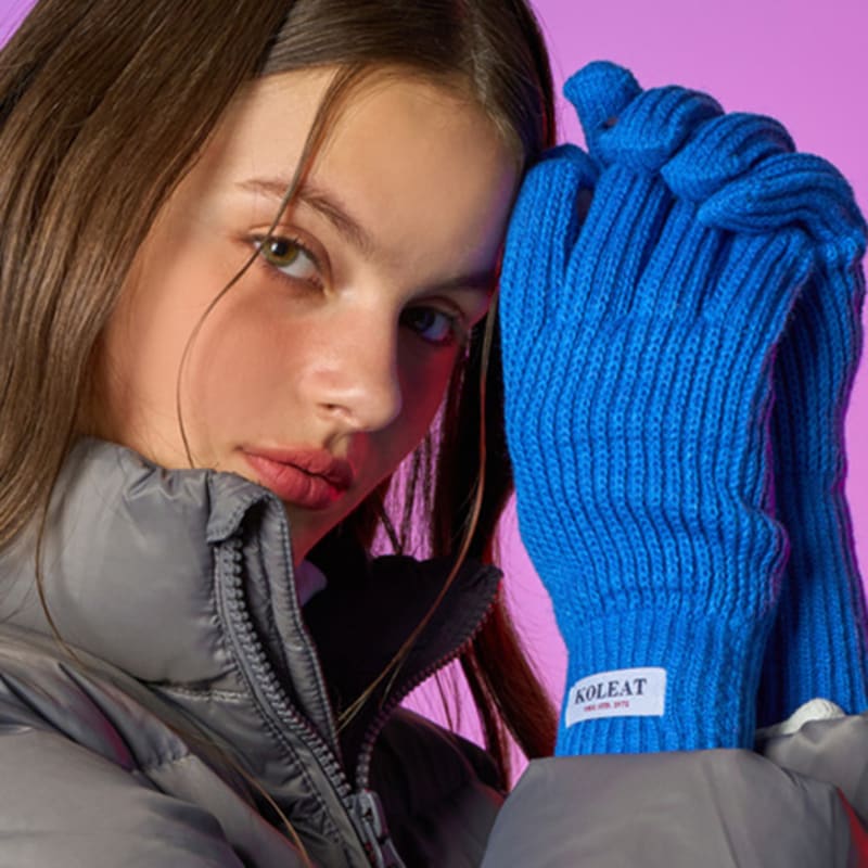 KOLEAT [Unisex] Real Knit Smart Touch Thick Winter Gloves [6 Colors]