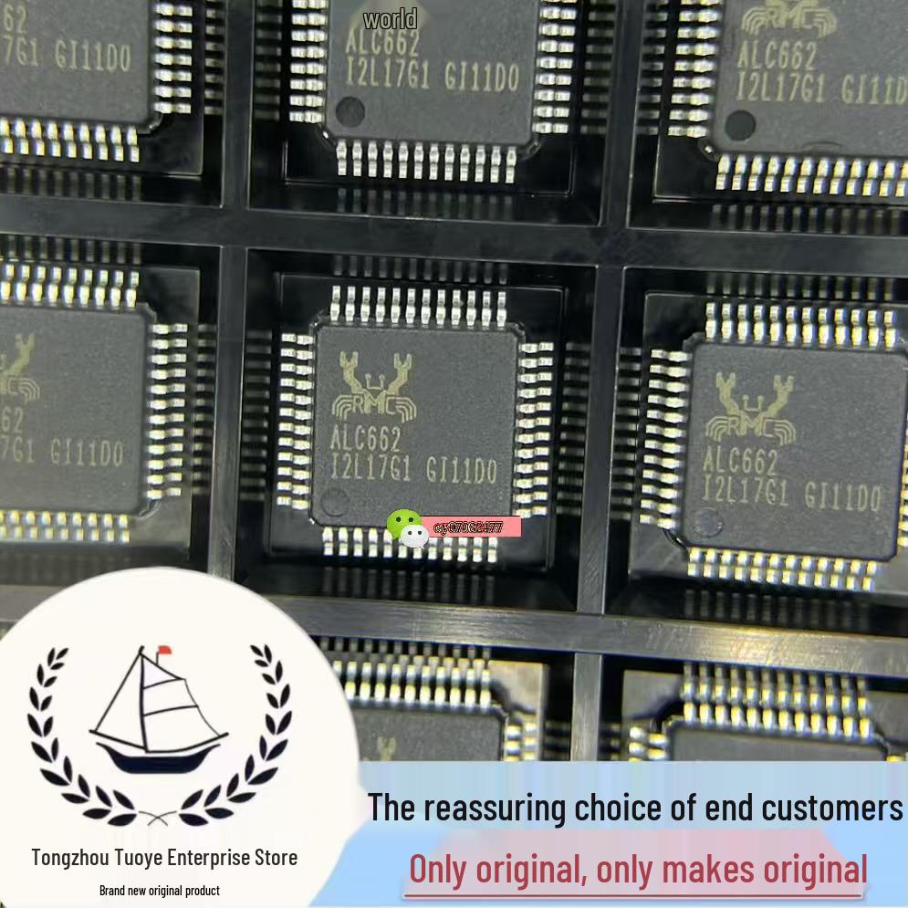 Genuine ALC662-VD0-GR Screen Print QFP48 Video Interface IC Available Now