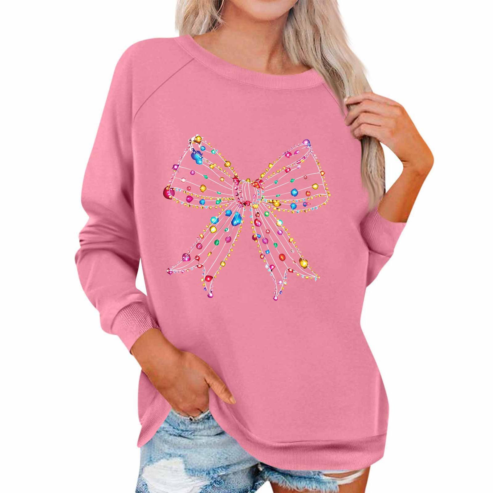 

Женская модная повседневная однотонная толстовка с длинным рукавом XXL розовый