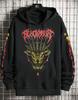 European and American Wish Independent Station Tide Brand Pattern Hooded Sweater Supports a Custom-made