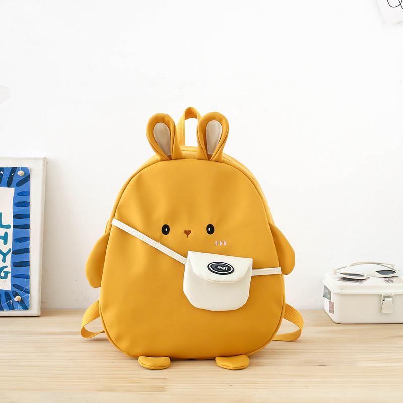 Charming Unisex Toddler Backpack Soft Polyester Lining Fun Animal Pattern School Bag