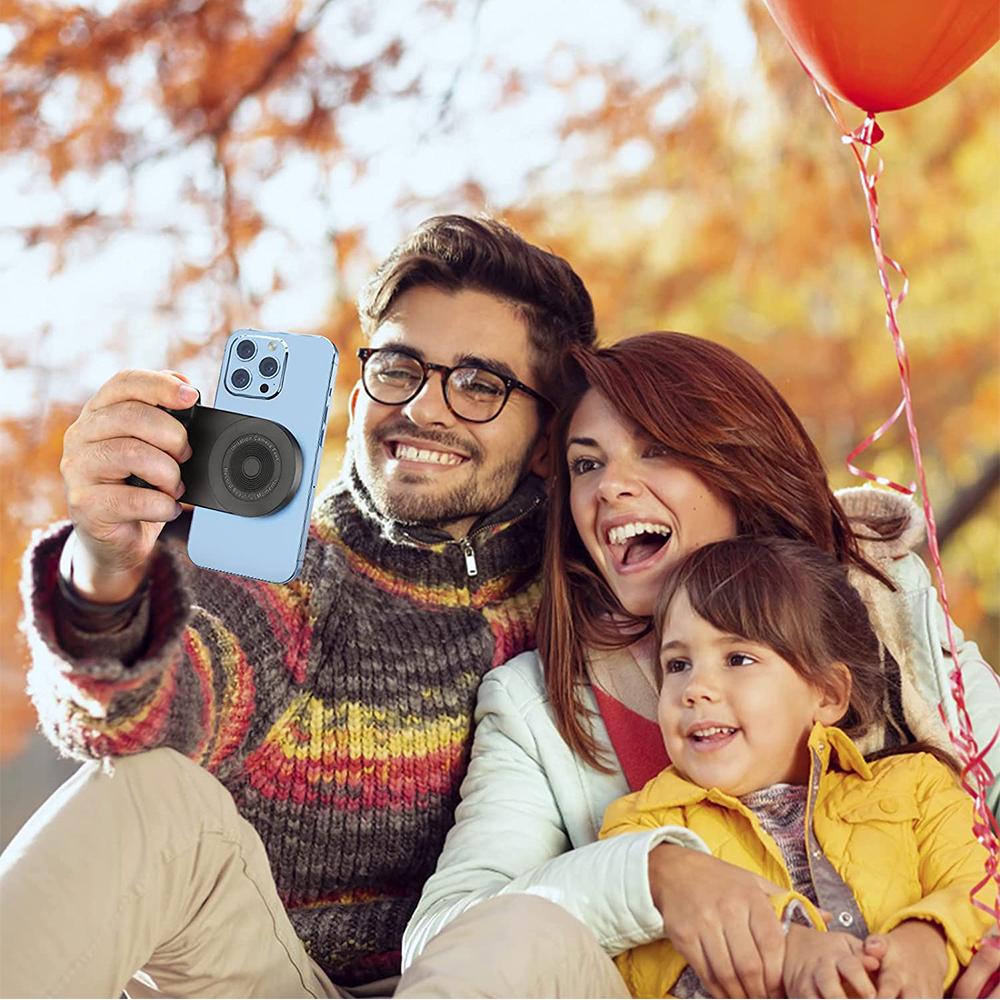 Smartphone Magnetic Camera Handle Bluetooth Bracket for Video Photo Shooting