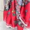 Elegant Floral Print Scarf for Women - Silky Polyester, Perfect for Beach, Sun Protection & Windproof - Fashionable Accessory