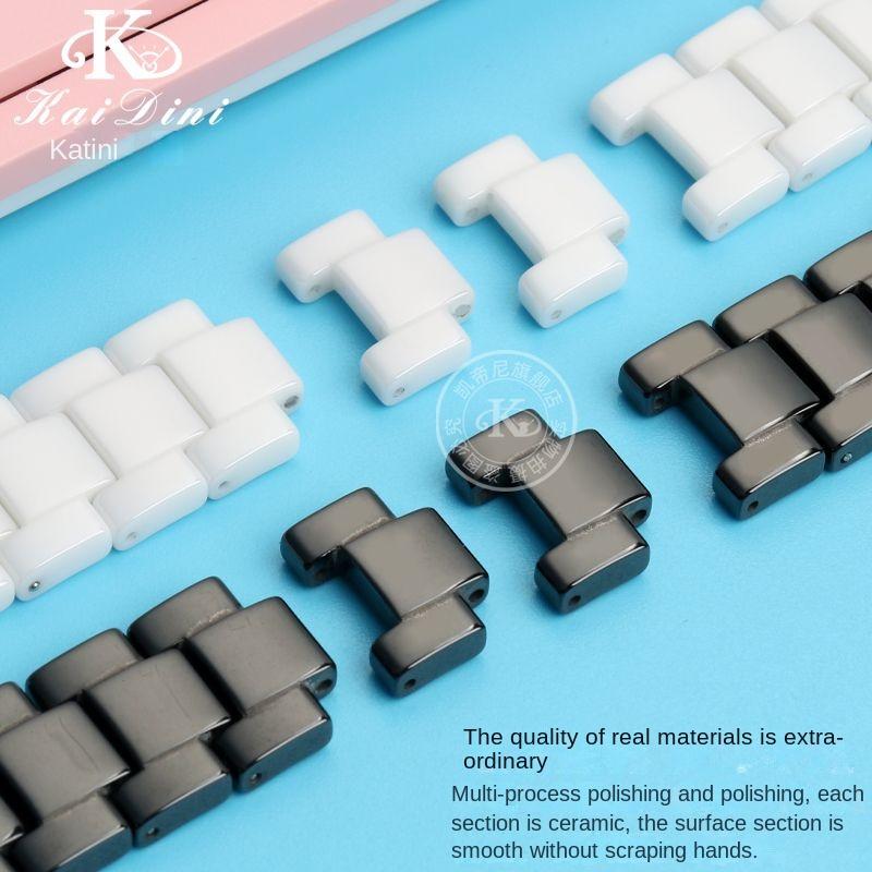 High quality Ceramic Watchband for GC Guess Rossini MK Watches Band 20*11mm 18*10mm 16*8mm Men's Women's Strap Watch Accessories