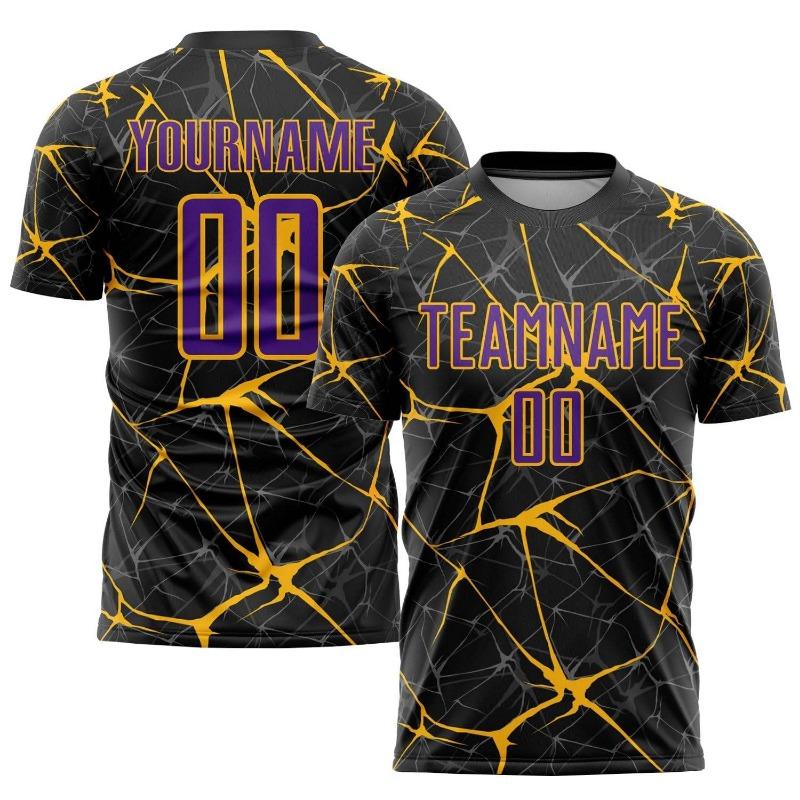 Mens Football Sports Short Sleeved 3D Printed Team Name Custom Striped Graphic T Shirt Loose Round Neck Short Sleeved Sports Top