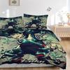 Izuku Midoriya Bettwäsche-Set Bettbezug Geschenk für Schlafzimmer, Enthält 1 Bezug und 2 Kissenbezüge, Ohne FüllungB222