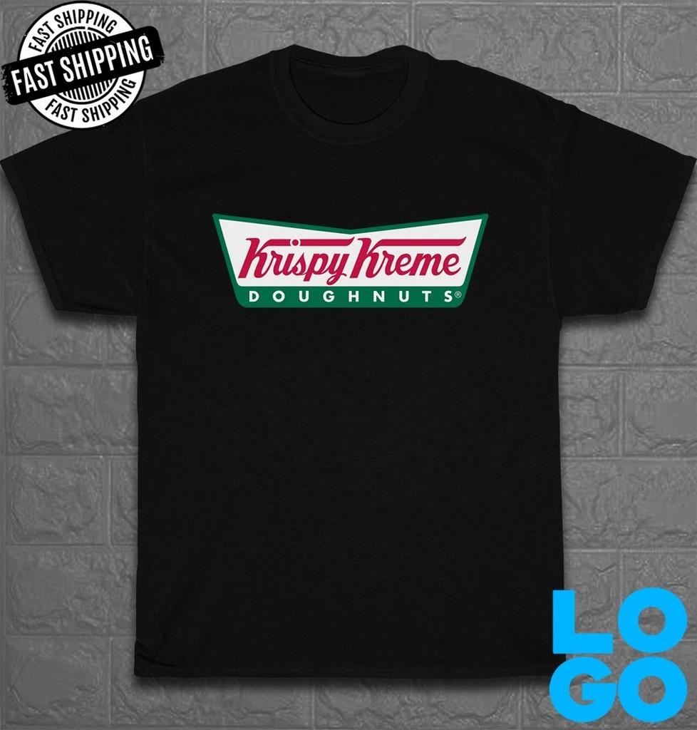 New Krispy Kreme Logo Men's Funny T-Shirt Made In USA Size S To 5XL