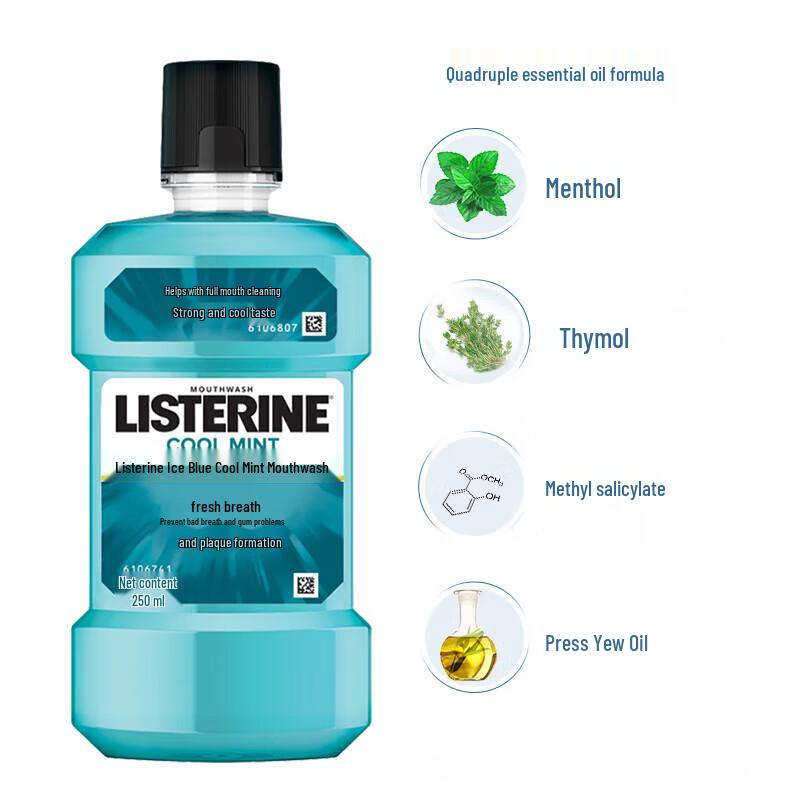 Listerine Ice Blue Blast Mouthwash