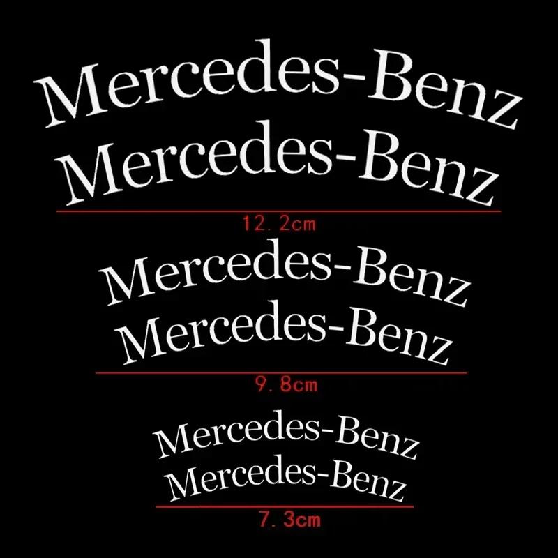 GLC GLB 6PCS/SET Car Brake Caliper Sticker Decals Decoration for Mercedes Benz W166 W212 W213 W246 W176 W177 W205 C180 C63 W167