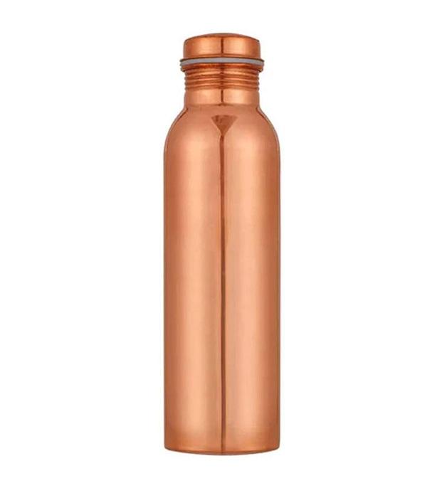 TreegoArt Copper Water Bottle 100% Pure Copper Water Bottle Leak Proof & Rust Proof for Home, School And Office - 1000 Ml Pack Of 1