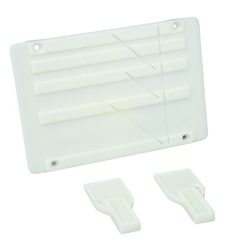 1/4 10inch Tape Splicing Block Opening Cassettes Tape Splicing Set with 2 Fixers Professional Tape Splicing Block