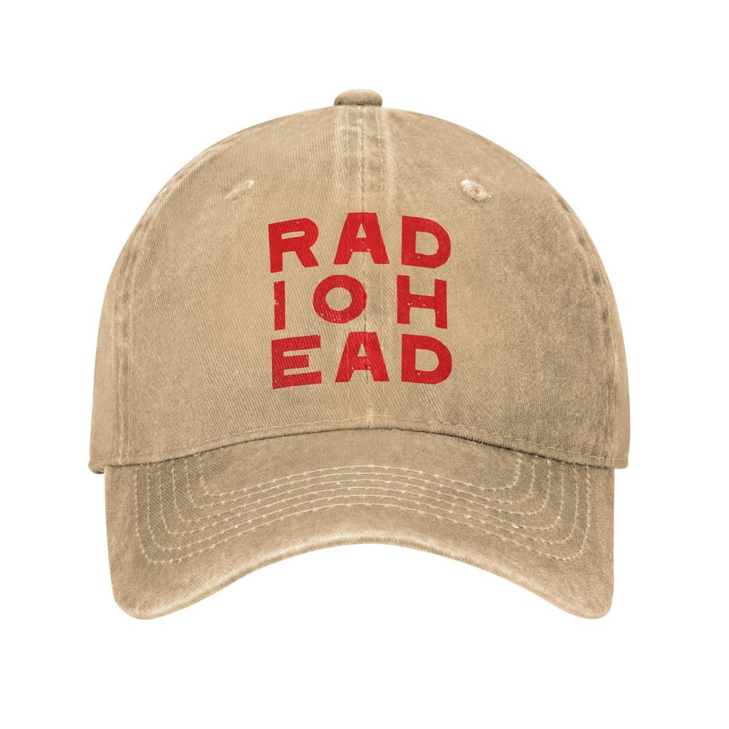 Radioheads Band Baseball Cap Vintage Distressed Denim  Snapback Hat Unisex Style Outdoor Workouts  Adjustable Fit Hats Cap