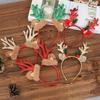 1Pc Christmas Cute Deer Antler Bell Plastic Headband for Holiday Parties, Living Room Window, Glass Door
