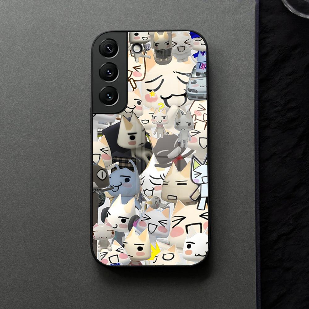 

INS Милий Кіт Торо Іноуе Чохол для Телефону Скло Для Samsung Galaxy S21 S26 S25 S22 S20 S24 S23 Ultra Fe Plus A16 A34 A54 A24 Coque Galaxy S23 Plus