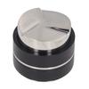 51mm Coffee Distributor Tamper Gravity Distribution Tool Coffee Leveler with 3 Slope Stainless Steel Base Black