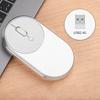 M1 Wireless Mouse Aluminum Alloy Frame Ultra-thin Mini 2.4GHz Rechargeable Silent Mouse