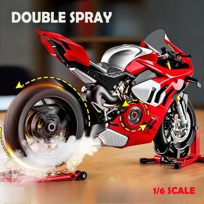 Simulationslegierung 1:6 Ducati V4S Rennmotorrad Modell Diecast Legierung Motorrad Spielzeug Sammlung Miniatur Auto Heimdeko