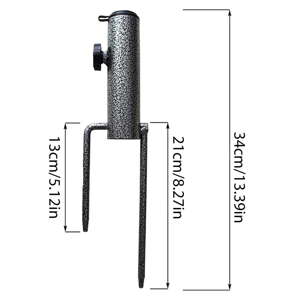 Vysoce odolný držák zahradního slunečníku Všestranný zemní hrot Odolný proti korozi Hrot zahradního slunečníku Vylepšení pro bezpečné ukotvení