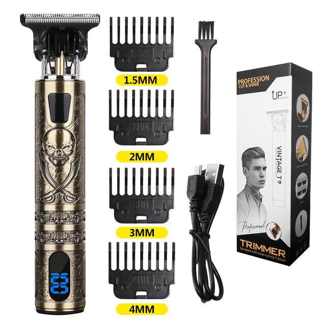 2021 USB T9 Hair Clipper Professional Electric Hair Trimmer Barber Shaver Trimmer Beard Men Hair Cutting Machine for Men