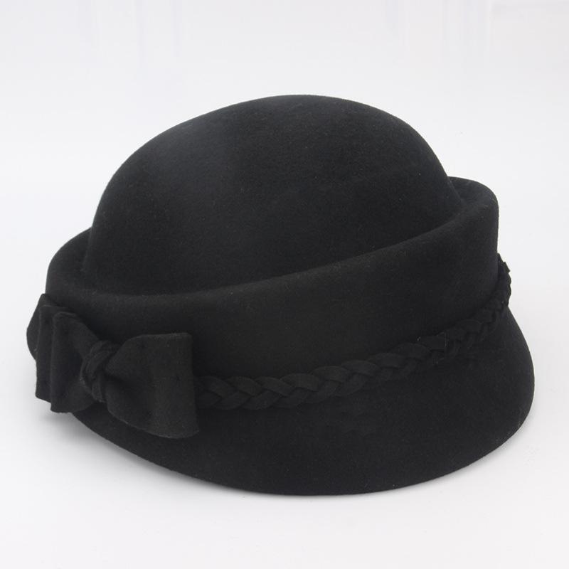 

2022 берет зі 100% вовни зимові берети жіночі зимові повстяні берети квіткові жіночі повстяні французький берет шапка-біні шапка-федора шапка-біні зимова квітка M 56-58cm