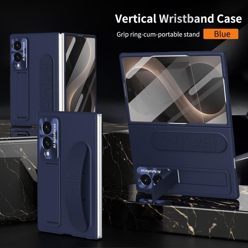Galaxy Z Fold8 Ultra Protective Case With Wrist Strap Shockproof PC Cover Full-Body Protection Foldable Phone