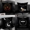 Cartoon WWingS DDragonS Cushion Cover Pillowcase Comfort Sofa Bed Silky Elegant Invisible Zipper Decorative Cushion Cover