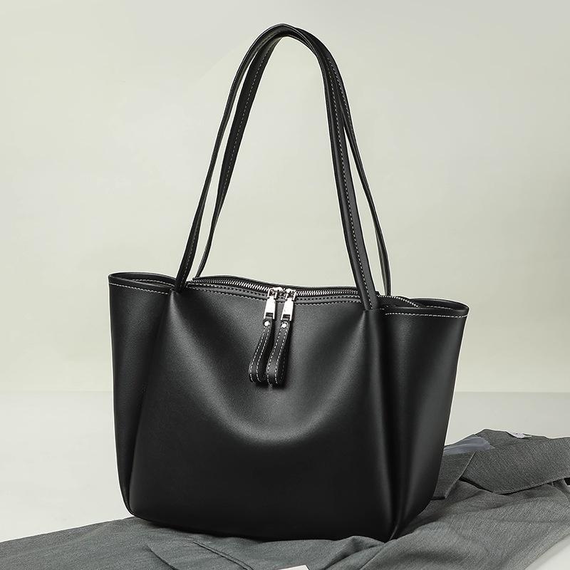 2023 New Fashion Women's Tote Bag Large Capacity Cross-border Soft Leather Shoulder Bag Street Style
