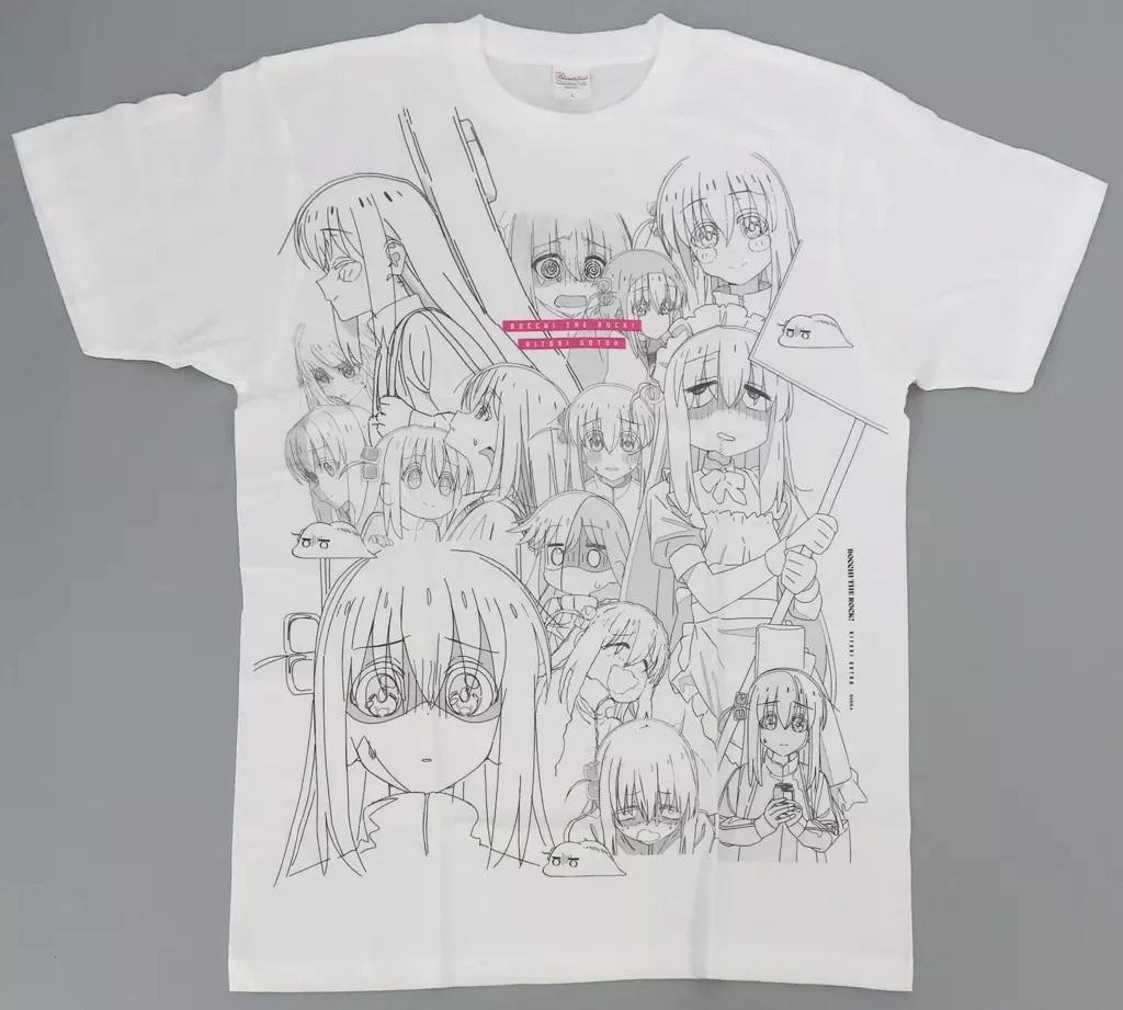 

CloverWorks Bocchi the Rock Hitori Gotoh Original Drawing White T T-Shirt L L