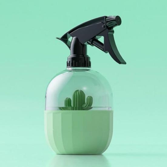 500 ml Sprühflasche, auslaufsicher, großes Fassungsvermögen, tragbar, Gartenbewässerung, Kaktus-Dekor, Gießkanne für Zuhause
